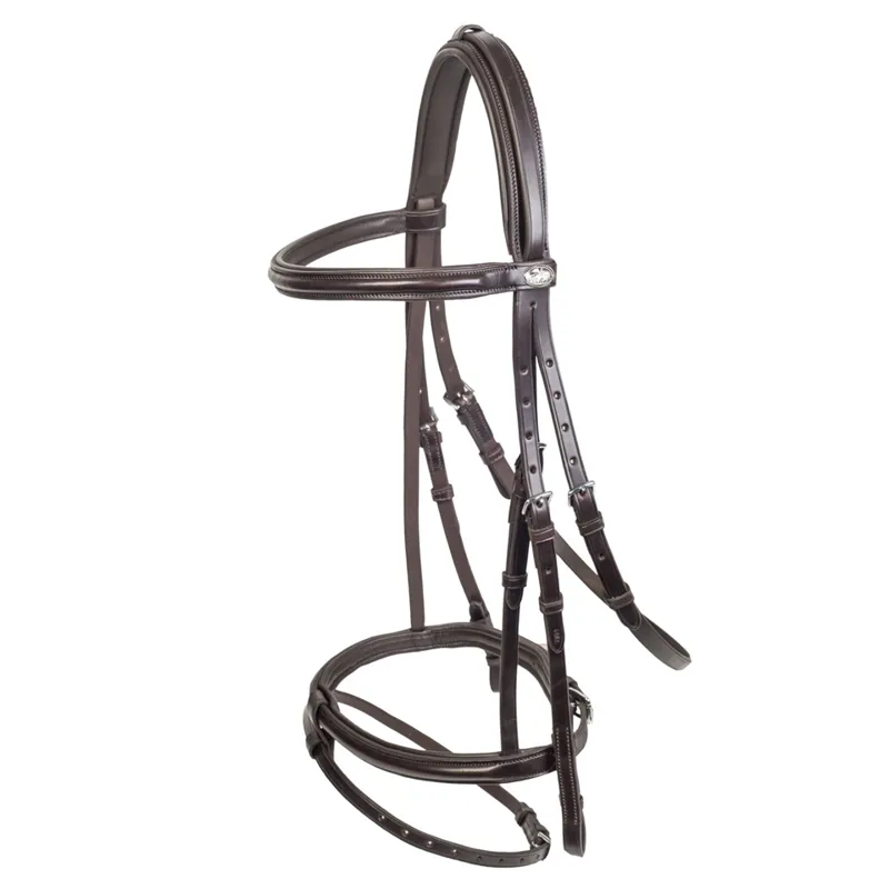 Schockemohle Mannheim Neo Line Bridle Brown-Silver