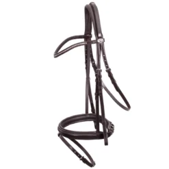 Schockemohle Oslo Classic Line Bridle Dark Brown-Silver