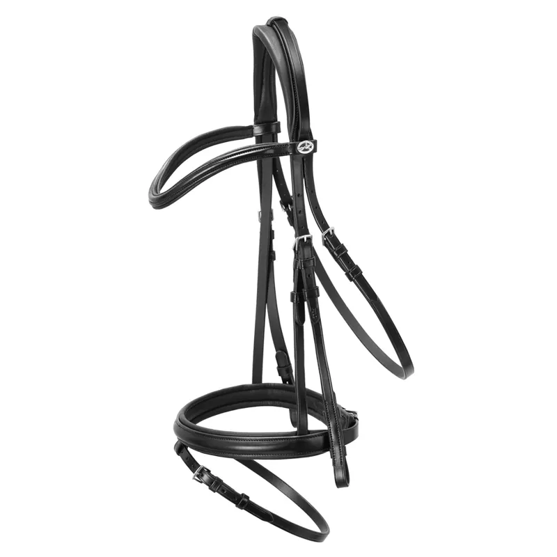 Schockemohle Oxford Classic Line Bridle Black-Silver