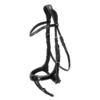 Schockemohle Equitus Beta Glam Anatomical Bridle Black-Patent-Silver