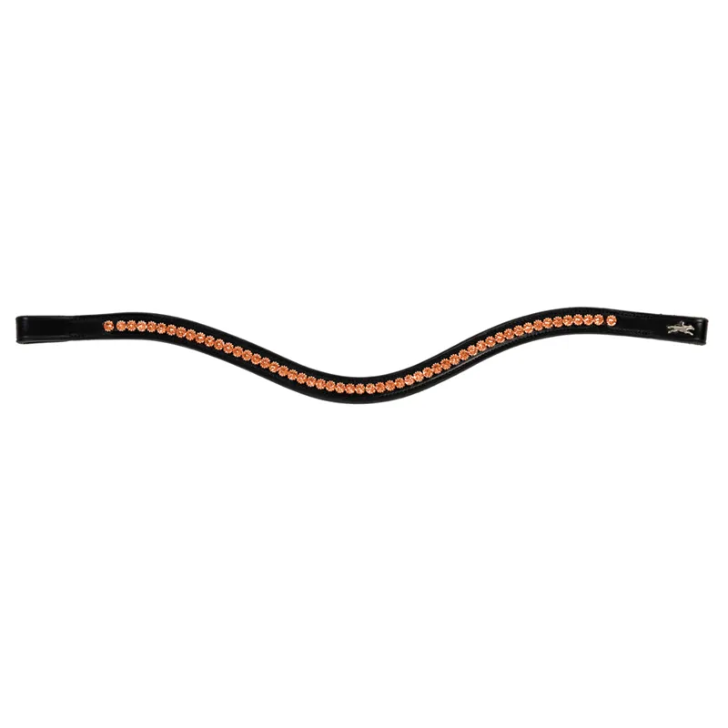 Schockemohle Diamond Select Browband Black-Orange
