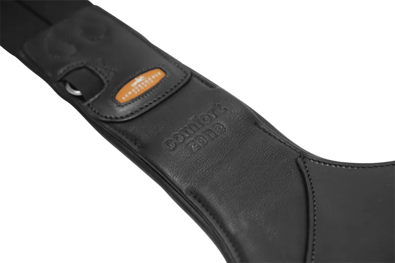 Schockemohle Oklahoma Stud Guard Girth Black-Silver - Image 4