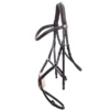 Schockemohle Auckland Classic Line Bridle Dark Brown-Silver