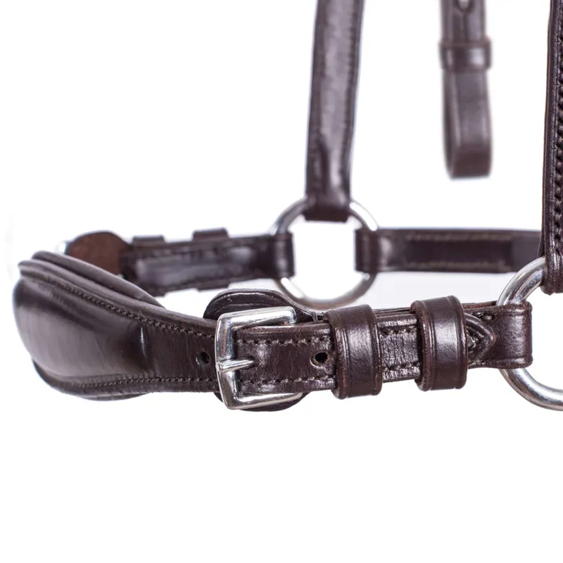 Schockemohle Copenhagen Classic Line Bridle Dark Brown-Silver - Image 2