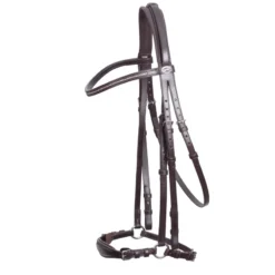 Schockemohle Copenhagen Classic Line Bridle Dark Brown-Silver