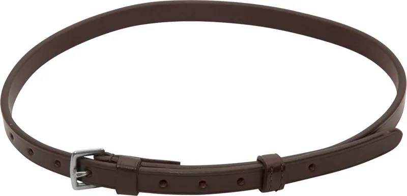 Schockemohle Anatomic Line Flash Strap Espresso-Silver