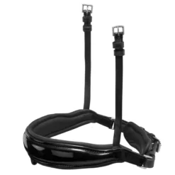 Schockemohle Stanford Noseband Black-Patent-Silver