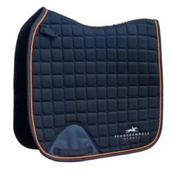 Schockemohle Power Pad With SPORTS Logo Dressage Saddle Pad Dark Navy