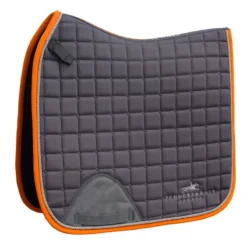 Schockemohle Power Pad With SPORTS Logo Dressage Saddle Pad Graphite