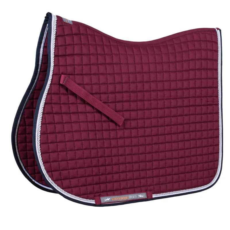 Schockemohle Neo Star Jumping Saddle Pad Merlot