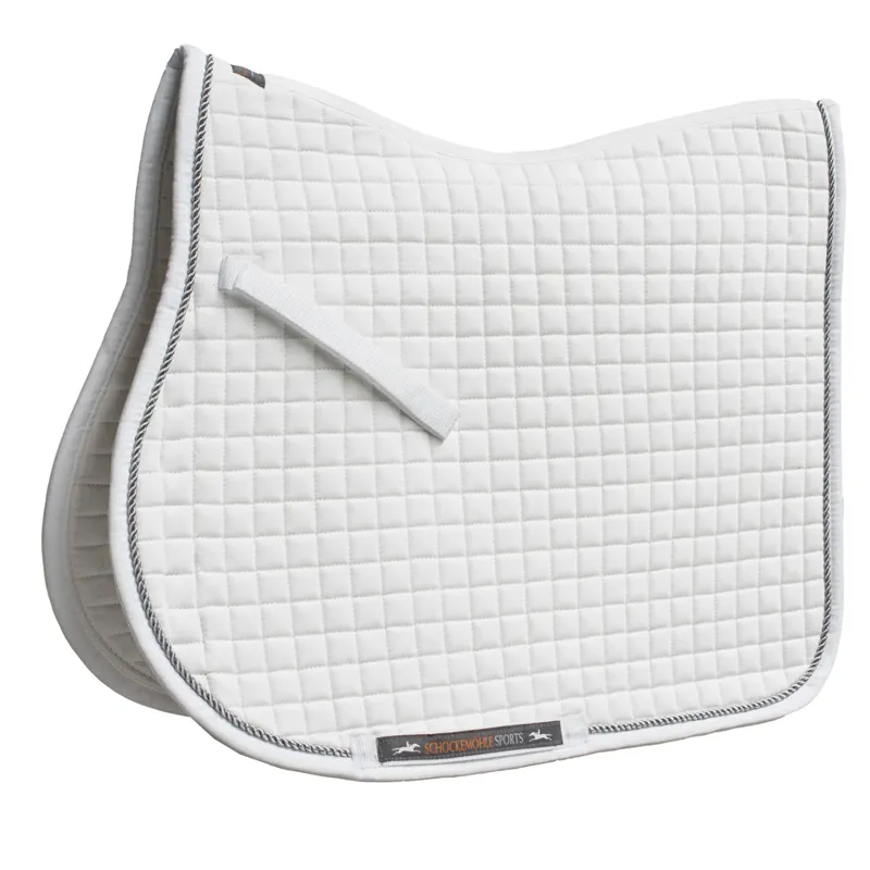 Schockemohle Neo Star Jumping Saddle Pad White