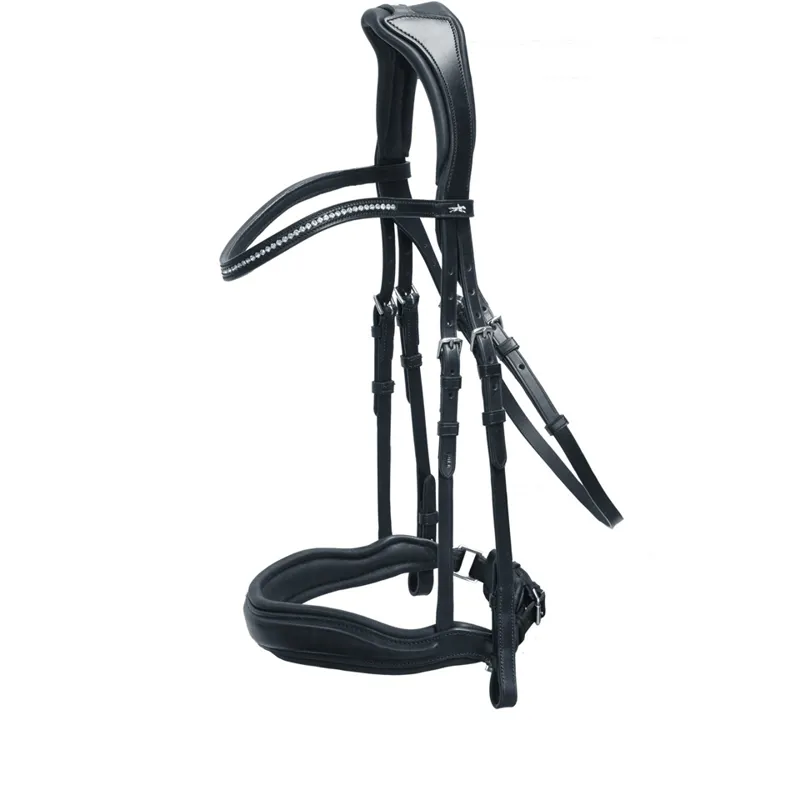 Schockemohle Slimford Anatomic Bridle Black-Silver