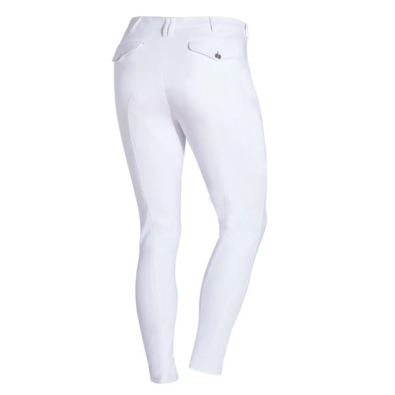 Schockemohle Phoenix Men's Knee Grip Breeches White - Image 2
