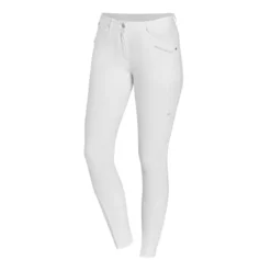 Schockemohle Loretta Knee Grip Breeches White