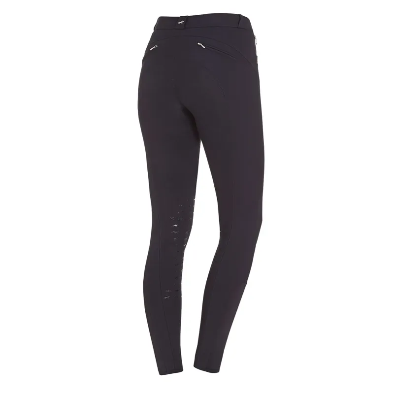 Schockemohle Loretta Knee Grip Breeches Navy - Image 2