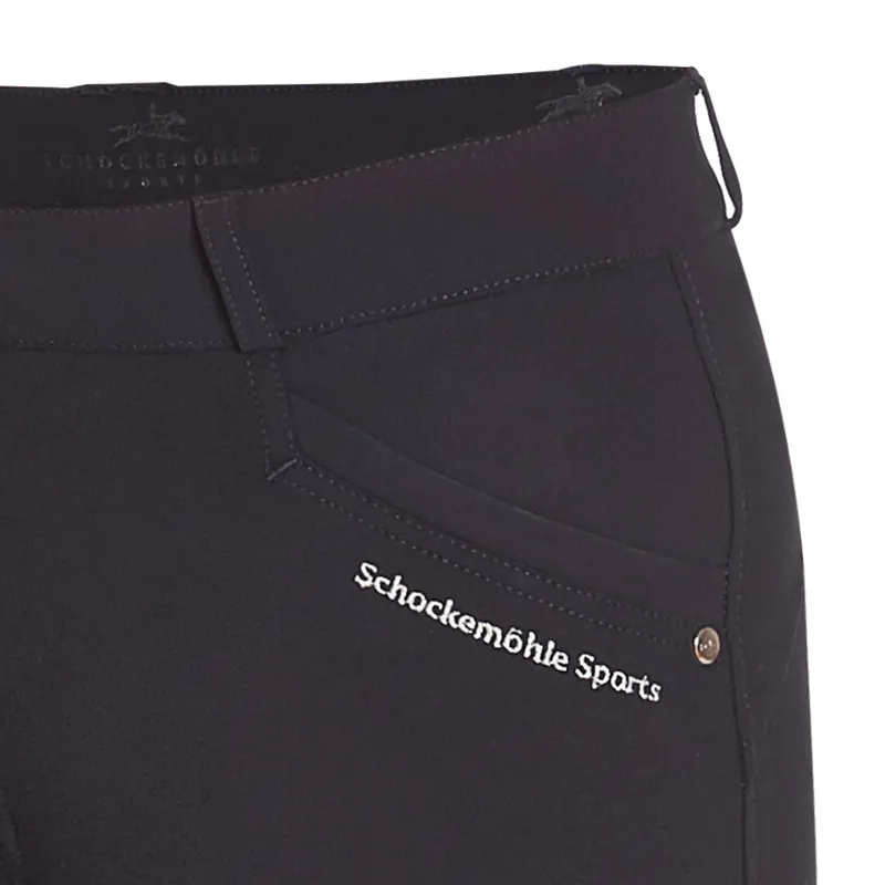 Schockemohle Loretta Knee Grip Breeches Navy - Image 4