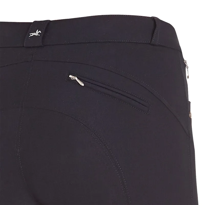 Schockemohle Loretta Knee Grip Breeches Navy - Image 3