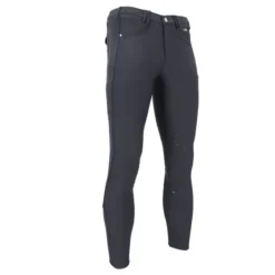 Schockemohle Draco II Men's Knee Grip Breeches Dark Blue