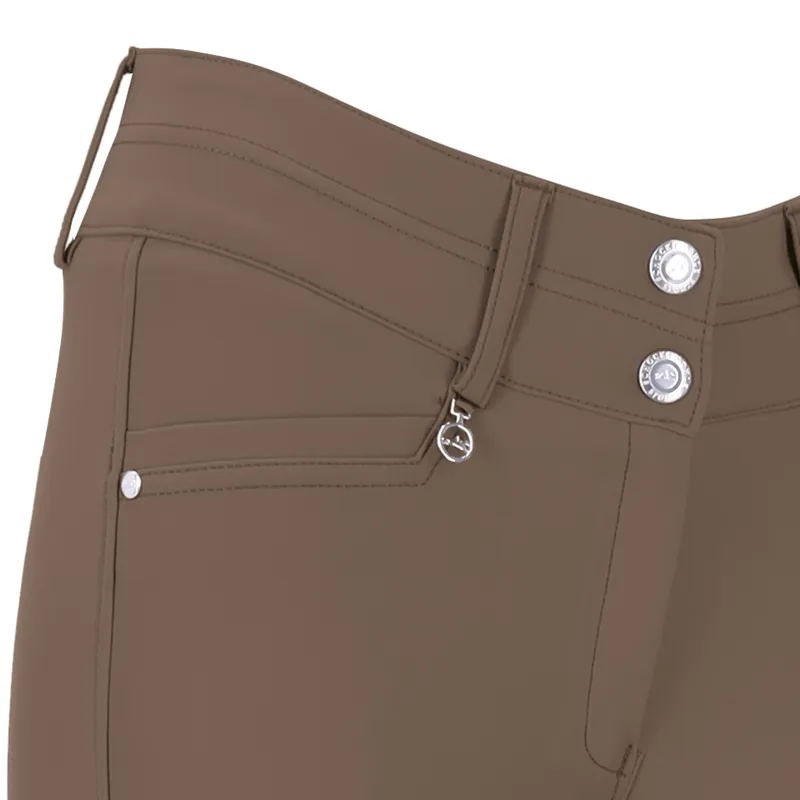 Schockemohle Summer Jacky Knee Grip Breeches Taupe - Image 2