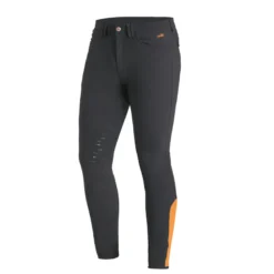 Schockemohle Hero Men's Full Seat Breeches Grey-Orange
