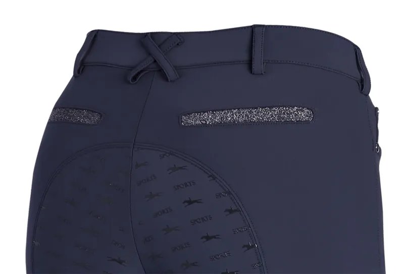 Schockemohle Chayenne Full Seat Breeches Navy - Image 3