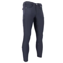 Schockemohle Leo II Men's Full Seat Breeches Dark Blue