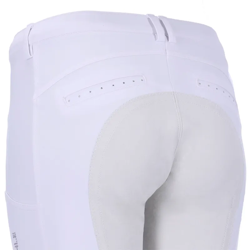 Schockemohle Celine Full Seat Breeches White - Image 3