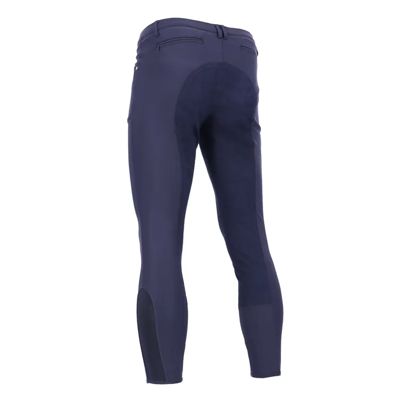 Schockemohle Linus Men's Full Seat Breeches Dark Blue - Image 2