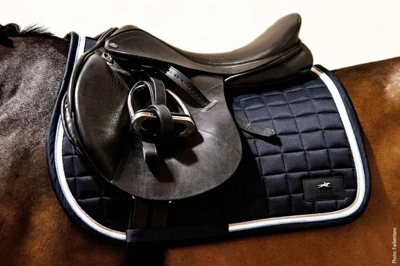 Schockemohle Spirit Pad Jumping Saddle Pad Blue Nights - Image 2
