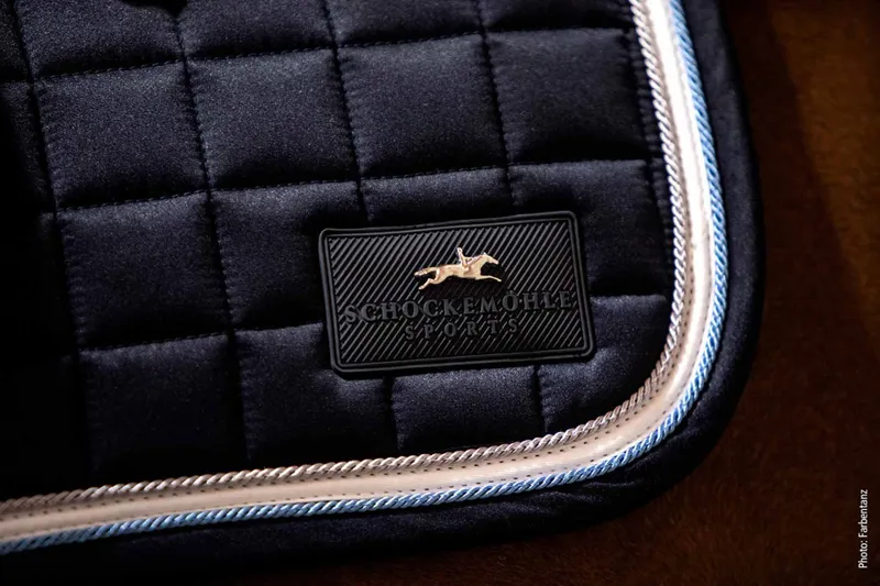 Schockemohle Spirit Pad Jumping Saddle Pad Blue Nights - Image 3