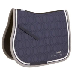 Schockemohle Air Cool Pad II Dressage Saddle Pad Navy-Silver