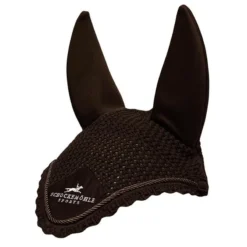 Schockemohle Air Silent With Logo Fly Veil Chocolate