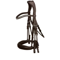 Schockemohle Venice Double Bridle Espresso-Silver