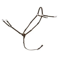 Schockemohle Race II Breastplate Antique Brown-Silver