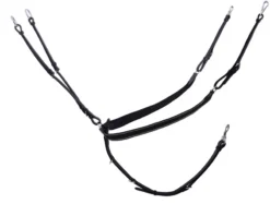 Schockemohle Pro Jump Plus Breastplate Black-Silver