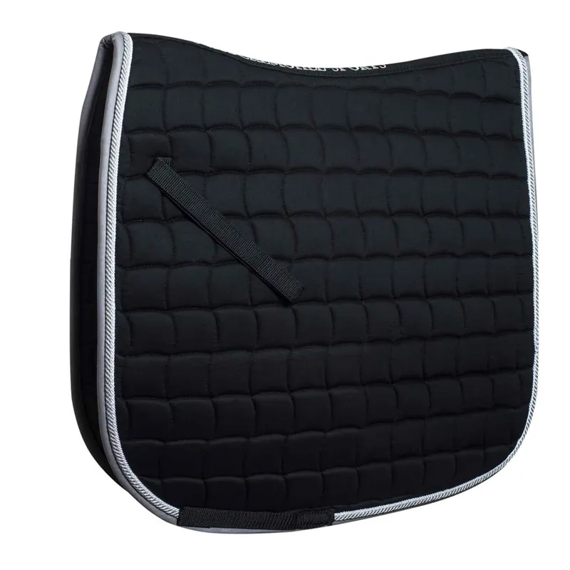 Schockemohle Dynamite Dressage Saddle Pad Black-Silver