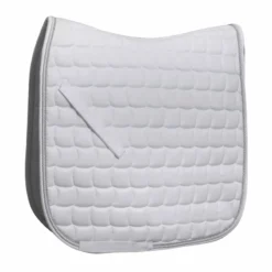 Schockemohle Dynamite Dressage Saddle Pad White-Silver
