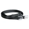 Schockemohle Chantilly Stirrup Leathers Black-Black-Silver