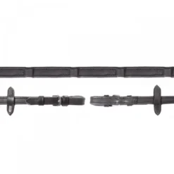 Schockemohle Durasoft Reins Black-Silver