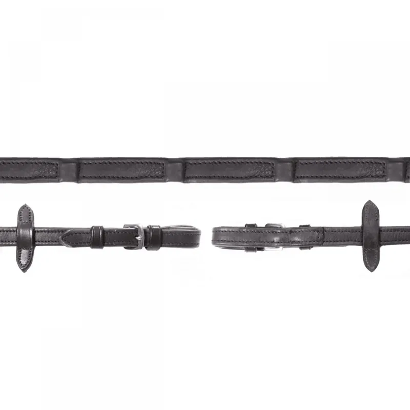 Schockemohle Durasoft Reins Black-Silver